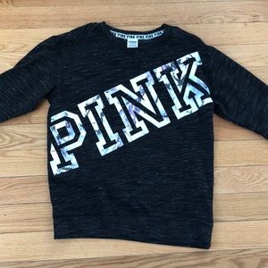 VS Pink Marbled Sweatshirt